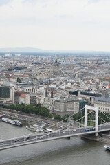 view from gellert hill budapest