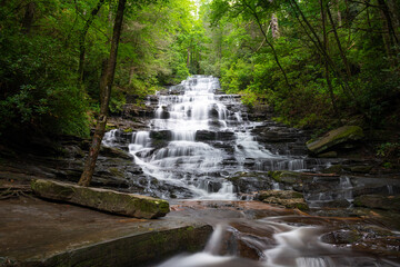 Minnehaha Falls in Rabun County, Georgia