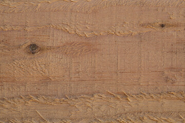 Closeup of textured wood plank