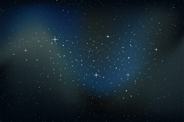 Design of stars in universe sky background