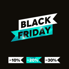 Black Friday flag logo black friday