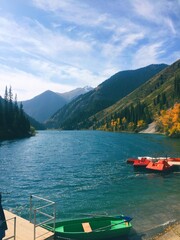 lake in the mountains