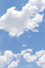 blue sky with clouds
