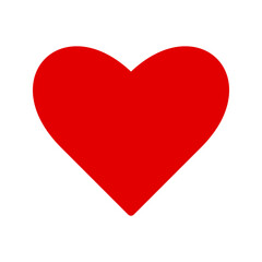 icon heart on a white background. love vector illustration