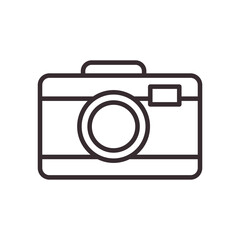camera device line style icon vector design