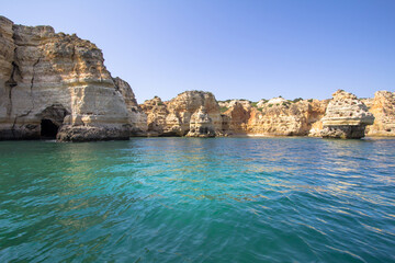 Praia Marinha in Portimao, Algarve, Portugal