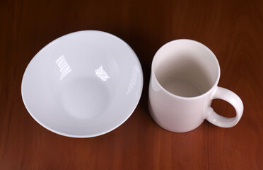 coffe mug and plate