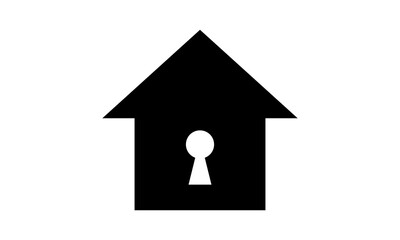 home lock vector logo