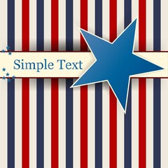 usa background with stars and decorative frames