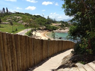 path to the secret beach  - Vila Velha Espirito Santo Brazil