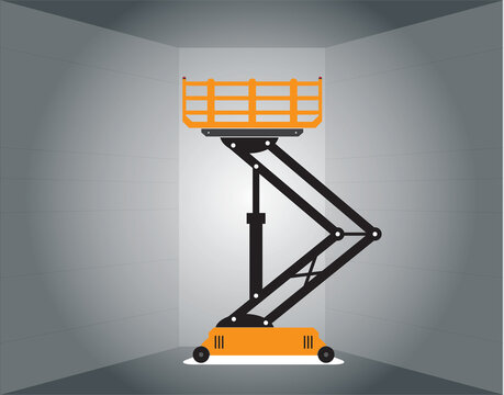 Hydraulic Scissor Lift For Higharea Work