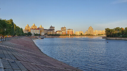 view of the city rever qazaqstan russia