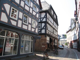 Altstadt Marburg Weidenhausen in Hessen