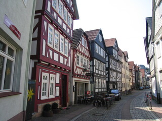 Altstadt Marburg Weidenhausen in Hessen