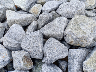Large blocks of granite suitable for the background