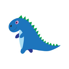 Cute hand-drawn dinosaurs for baby and children fabric, textiles, Wallpapers and products, vector illustration