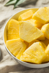 Healthy Organic Pineapple Slices