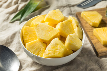 Healthy Organic Pineapple Slices