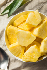 Healthy Organic Pineapple Slices