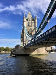 Fototapeta na wymiar Tower Bridge across the river Thames