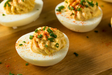 Cooked Organic Hard Boiled Eggs