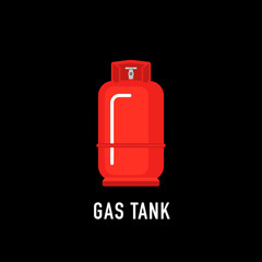 Gas cylinder vector tank. Lpg propane bottle icon container. Vector