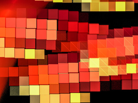 Pixel, Creative background with colored squares as a mosaic, decorative image for advertising or designs