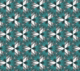 abstract on a green background gray triangles