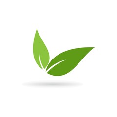 Green leaf logo