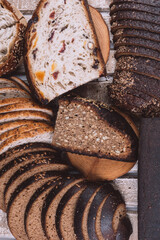 assortment of fresh baked bread