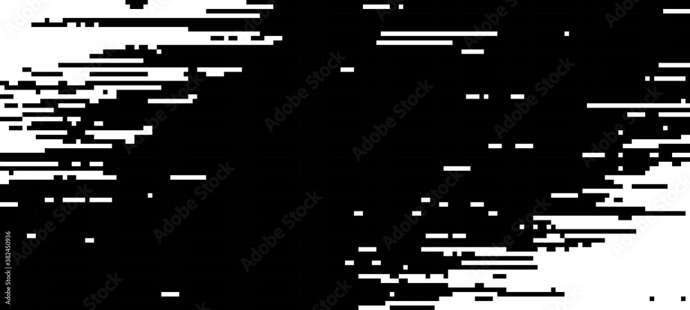 Poster Vector gradient background. Falling pixels. Abstract mosaic.