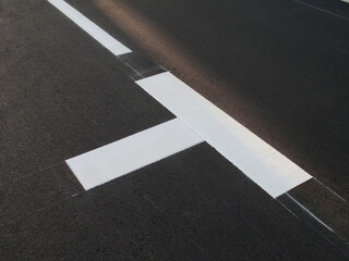 道路の白線