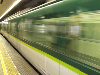 Fototapeta na wymiar 通勤電車