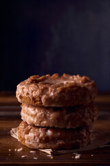 Pumpkin spice cake doughnuts
