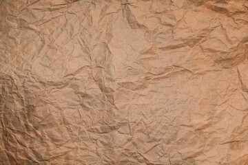 Old paper background with crumpled paper texture vintage retro newspaper empty blank space page with grunge stain line pattern for text creative, backdrop, wallpaper and any design, parchment