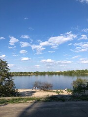lake and sky