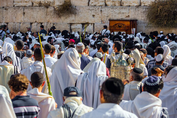 The blessing of the Cohanim. Jerusalem