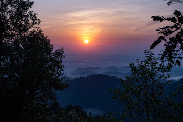 Fototapeta na wymiar Sunrise in Kuantan Malaysia
