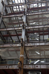 ビル建設工事現場