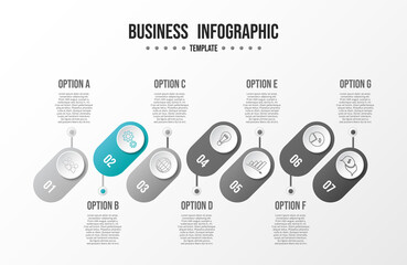 Business infographic template. Diagram. Vector