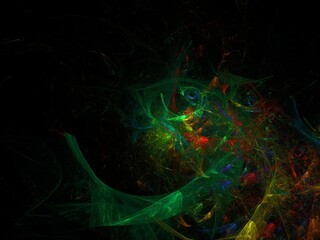 Imaginatory fractal background Image