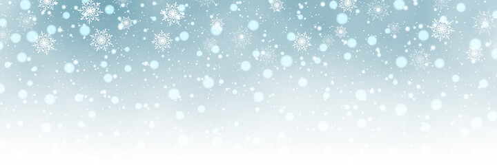Christmas and New Year blurred vector background with stars and snowflakes