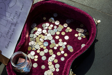 Australian Street Musician Tip Jar