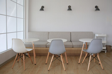 Interior model meeting desk, Interior design Dinning or meeting area space with table