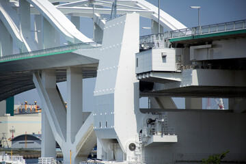 夢舞大橋の橋脚