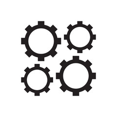configuration gear setting icon  