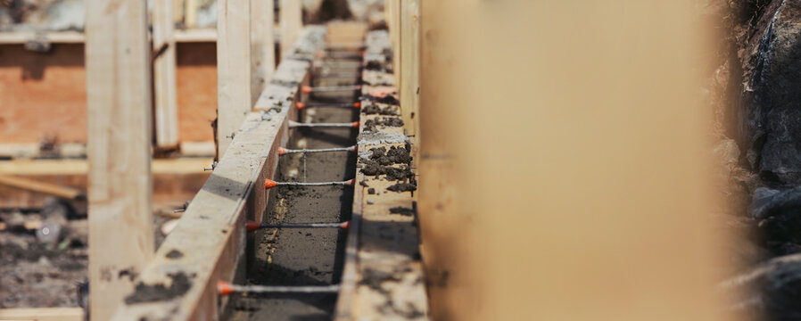 Concrete forms for house