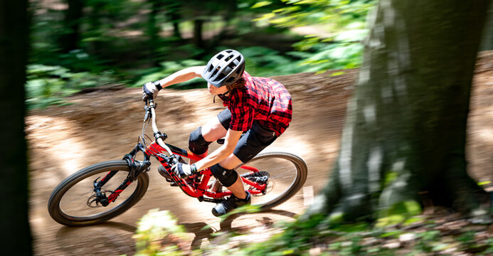 Mountain biker