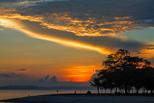 Sunrise at Changi Beach