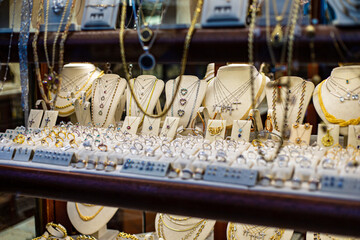 jewelry shop at the market